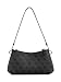 Imagen de GUESS bolso de hombro bolso bandolera Noelle II Tri Compartment Shoulder Crossbody Bag Coal Logo negro