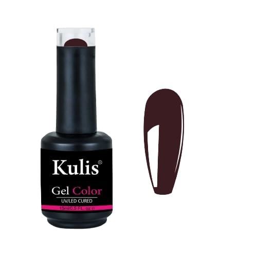 Kulis Nude Shade UV/LED Gel Polish for Professionals 15ml Brush Cap Shade S24-image-37