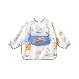 Xijobido Baby Lätzchen, Baby Schürze Für Kleinkind Fütterung, Überwurf-Schürze Für Babynahrung Unisex Täglich Unterwegs Im Wohnzimmer