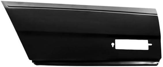 Goodmark Chevrolet Monte Carlo 1981-1988 Left Driver Quarter Panel, Black, White Exterior, Vehicle Specific Fit