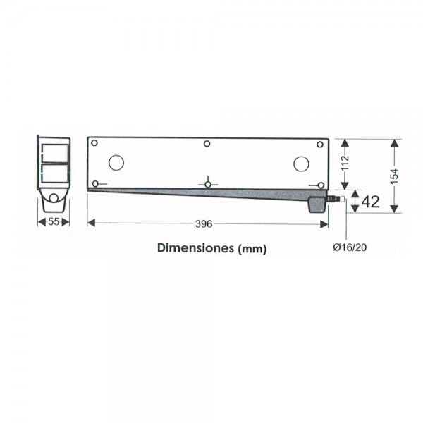 Pack 6 Cajas de preinstalación de aire acondicionado con desagüe bidireccional y sifón