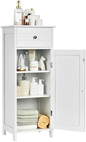 Yaheetech Aradietto da Terra in Legno obile per Bagno obile