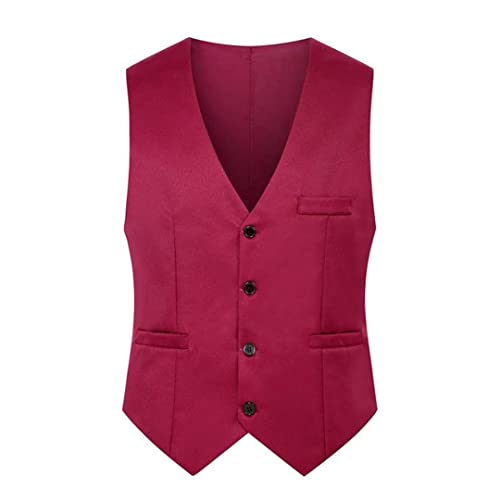 Yeuyyben Men's Slim Fit Suit Vest Casual Suit Vest Man Formal Businss Vests Male Waistcoat3