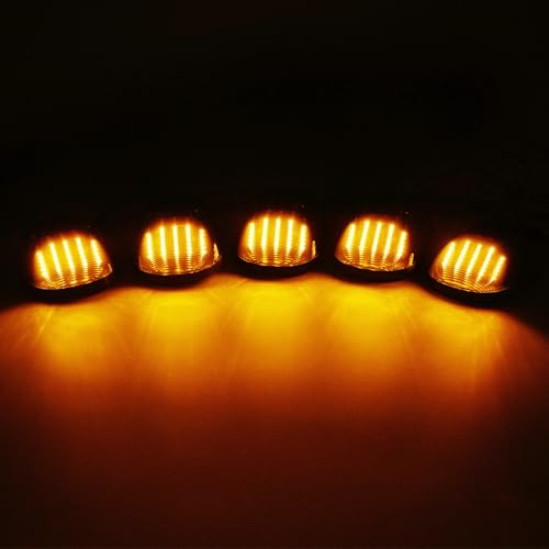 SHINEFIT LED White Cab Clearance Lights Replacement for 1999 2000 20001 2002 Ram 1500 2500 3500 Top Cab Roof Running Lights for Ram Truck by SHINEFIT - Image 2