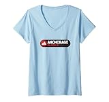 Photo Gallery donna emblema logo anchorage - anchorage alaska maglietta con collo a v Photo Gallery donna emblema logo anchorage - anchorage alaska maglietta con collo a v