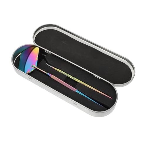 Beatifufu Professional Eyelash Extension Mirror Set Women's Beauty Assistant Tool Lash Extension Picks Random Color