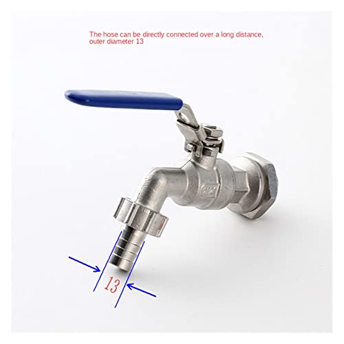 Válvula de bola de acero inoxidable de 1/2 pulgada con mamparo sin soldadura 7