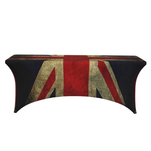Nappe rectangulaire extensible drapeau britannique pour grande table