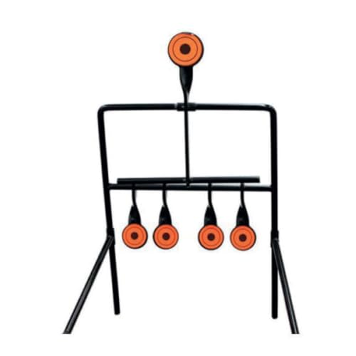 Cible .22LR Réarmement Auto – Cible Métallique Acier Robuste pour Tir Sportif, Pistolet & Carabine – Résistante & Stable
