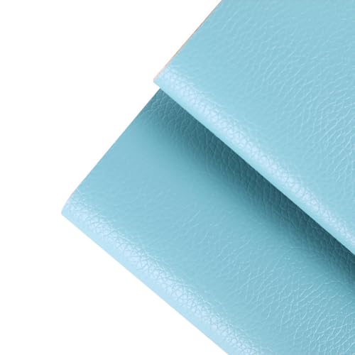 1Pcs Leather Repair Patch,Sky Blue Self Adhesive Leather Repair 53.9x19.6 inch, Leather Repair Tape for Furniture,Couch, Sofa, Chair,Motorcycle Seat