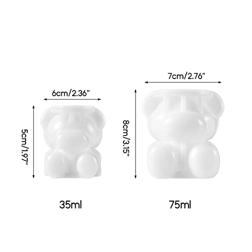 Molde de hielo de silicona con forma de cerveza pequeña miniatura 4