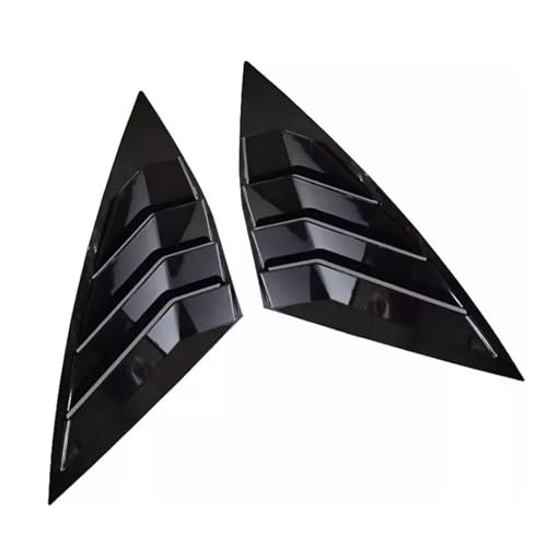 Aileron arrière latéral pour vitre Jetta MK7, garniture premium noir brillant