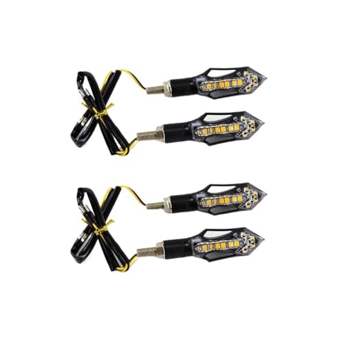 Clignotants moto 12V étanches à forte luminosité filetés 8mm pour GSF1250