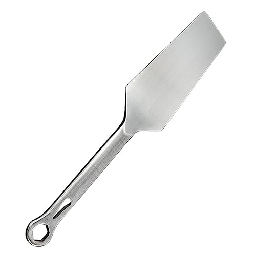UKCOCO cuchillo de ladrillo multifuncional palustre de albañil Herramienta de construcción paleta de yeso espaciador de albañilería herramientas herramienta multiusos paleta calibradora