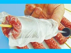 Modelador Kafta Recheador Carne Alumínio Galizzi C/Receita 13,0 cm