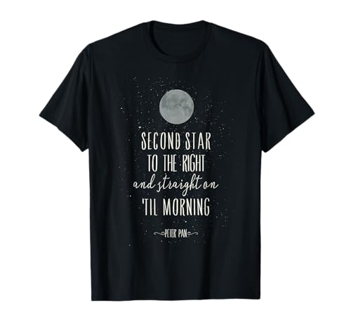 T-shirt Peter Pan Second Star To The Right pour raviver vos souvenirs d'enfance