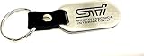 Subaru STi Logo Stainless Steel Key Chain Forester Impreza Legacy Outback Solterra Wrx Brz OEM SOA342L159 Genuine OEM