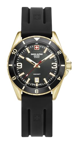 Swiss Alpine Military Men'S Watch Analogue Quartz 7034.1817Sam Silicone