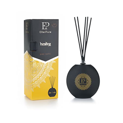 Ellie Pure Healing Palo Santo, Profumatore Legnoso con un tocco di agrumi e note di pino dolce, bastoncini profumati, deodorante per ambienti, 80 ml
