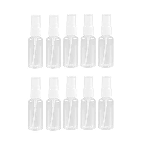 Preisvergleich Produktbild 10 Stück 100 ml Sprühflasche Vakuumpumpe transparent Reiseflasche Set Gießkannen Flüssigkeitsbehälter für Kosmetik Make-up