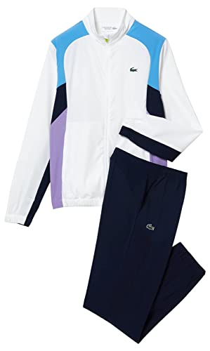 Lacoste Trainingsanzug für Herren, Weiß/Navy Argentinien, M