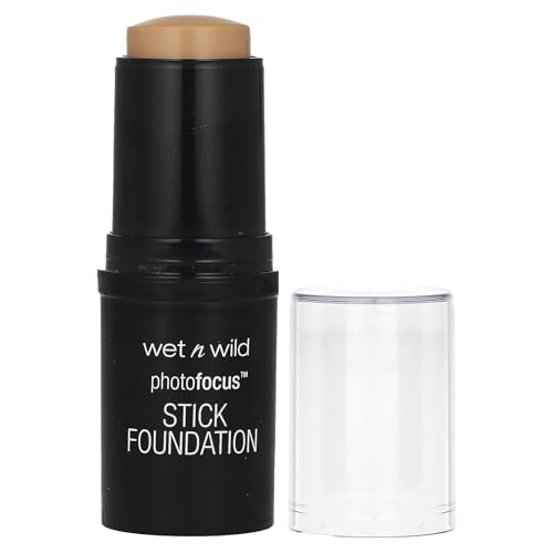 wet n wild Photo Focus Matte Foundation Stick Makeup, Classic Beige | Vegan & Cruelty-Free