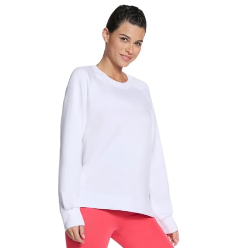 Skechers Women's Cozy Luxe - Sweat-shirt gris blanc, XX-L