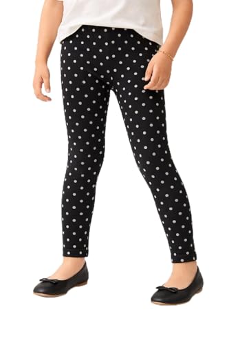 Image of Amazon Brand - Symbol Girl's Cotton Jersey Stretchable Leggings | Ankle Length | Aged 2-14 Years