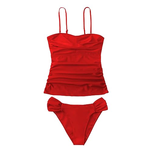 Maillot de bain deux pièces tankini grande taille ab-rd1 : l'élégance textile en xl