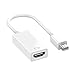 Produktbild TOPELEK Mini Displayport auf Hdmi Adapter, Mini DisplayPort Männlich auf HDMI Weiblich Kabel Konverter 1080P für Apple MacBook Microsoft Surface Pro/2/3, Thinkpad/Carbon/Helix(Mini DP auf HDMI)