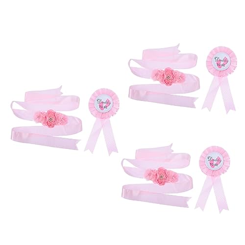 Ceinture de maternité et badges souvenirs cadeau idéal pour fête prénatale réussie