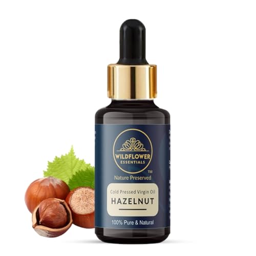 Image of 100% Pure Hazelnut Oil Cold Pressed for Face Skin Hair & Body 30ml