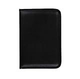 Samsill 70811 Professional Junior Padfolio/Business Portfolio, Mini 5 x 8 Writing Pad Included, Black