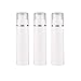 3 pezzi vuoti bianco bottiglia a vuoto pompa airless contenitore di plastica bottiglie di dispenser cosmetici bottiglie crema lozione pompa contenitore di plastica (50 ml / 1.7 once)