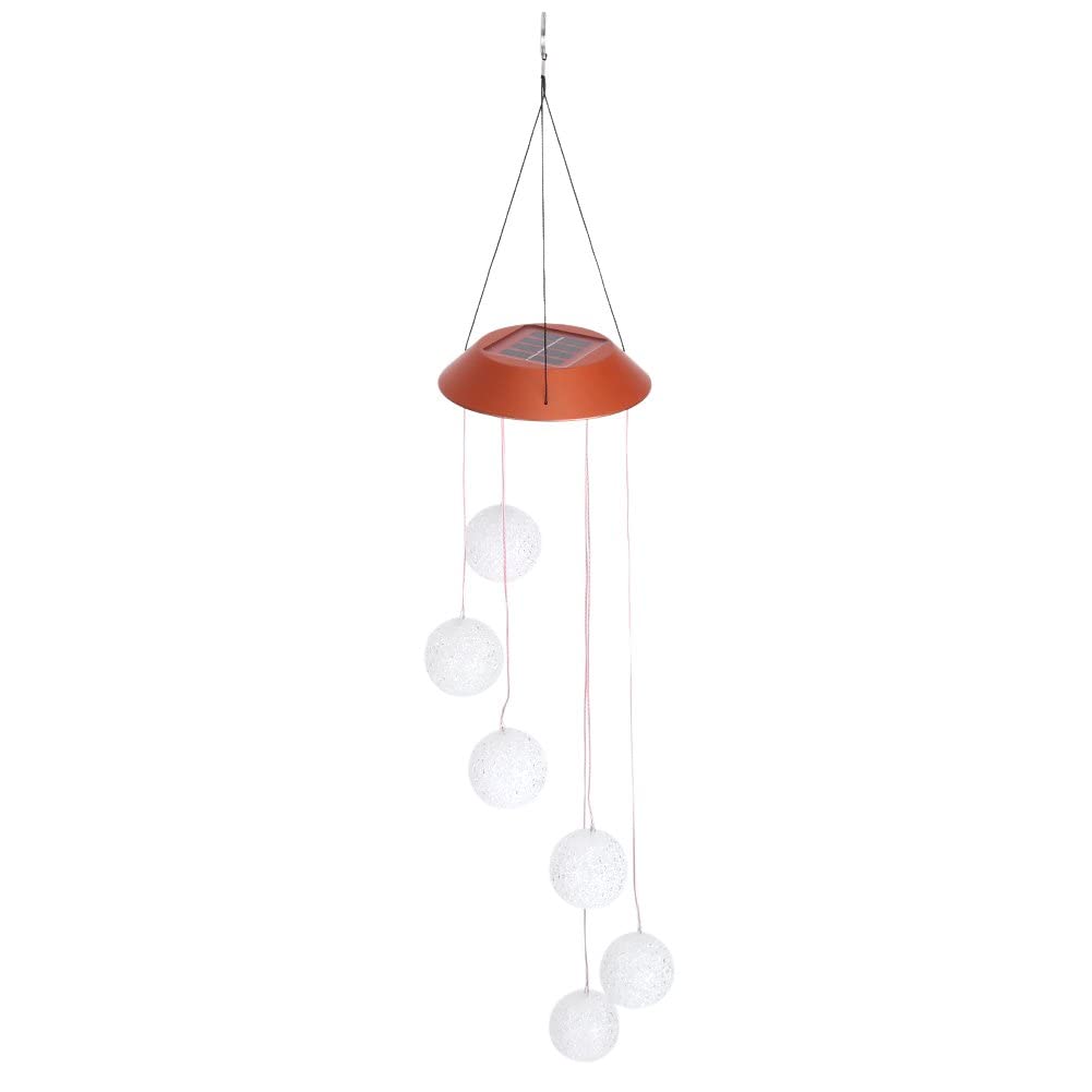 Luz de campana LED solar que cambia de color para decorar tu terraza, jardín y balcón exterior