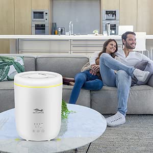 Goldfox Humidifiers For Bedroom, 28Db Quiet Humidifiers For Baby, 2.2L Cool Mist Humidifiers With Night Light, Air Humidifier For Plants, Humidifier For Home, Last Up To 36H Worktime, Auto-Shut Off #TOP7