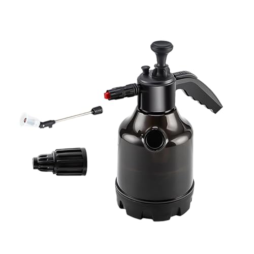 Fenteer ハンドフォームスプレー ウォータースプレー 3L 計量カップ付き ボトル ハンドヘルドフォーマー カーディテーリング RV 家庭用 オートバイ用, 黒