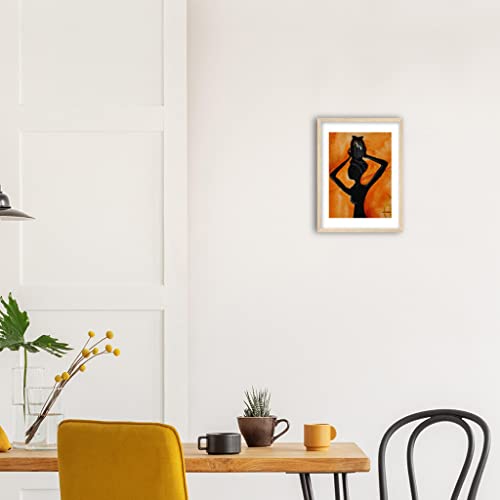 Decoration murale femme africaine pour un salon design et chaleureux