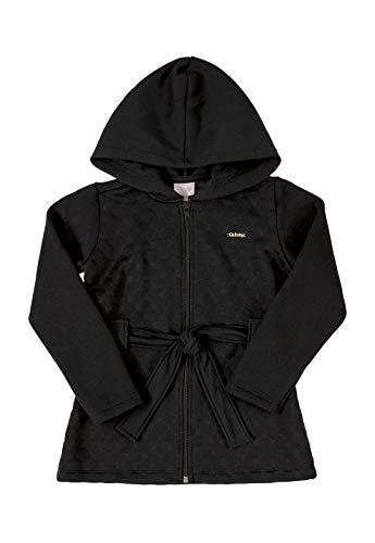 Jaqueta Infantil Matelassê, Quimby, Meninas, Preto Pati Nicki, 8