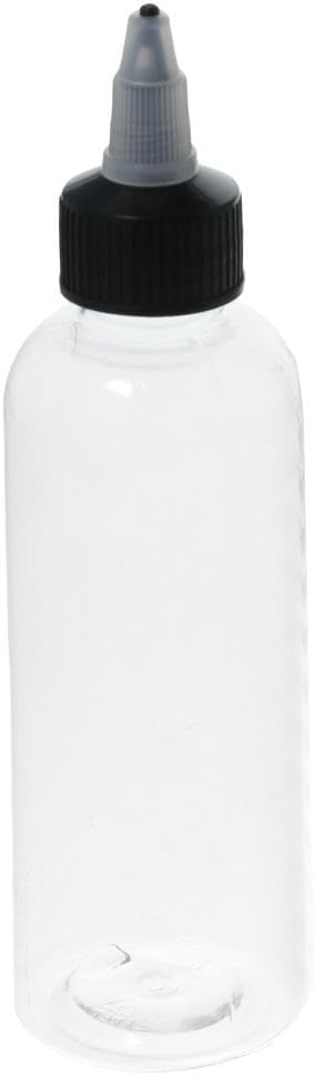 12Pcs 5oz Plastic Bottles, Squeeze Dispensing Bottles, 150ml Refillable Bottles, Empty Container with Twist Open Cap for Liquids, Oils