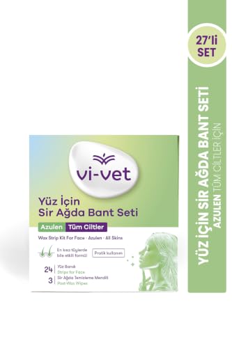 Azulenli yüz sir ağda bandı, 24 adet
