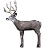 Delta McKenzie 1/3rd Size Mule Deer 3D Archery Target - Premium Pro-Foam Self-Healing Bowhunting Practice Target with Scoring Rings - Realistic, Portable 16lb Deer Target for Compound & Crossbows