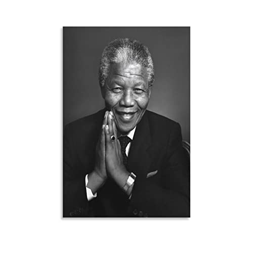 OKCELL Nelson Mandela Poster décoratif sur toile pour chambre à coucher 30 x 45 cm
