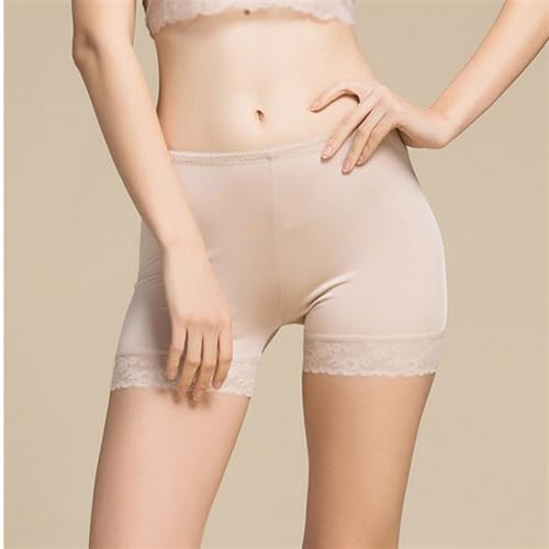 100% Mulberry Silk Women's Shorts Lace Boxer Briefs Underwear Boyshorts Soft Panties Loose Sports Yoga Sleep Underpants4
