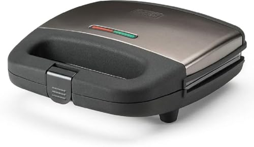 Black+Decker ES9680070B BXSA751E smörgåsstillverkare, 750, rostfritt stål, Pantone 10394