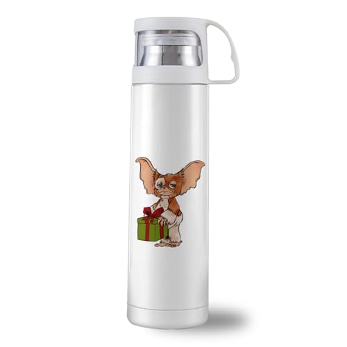 水筒 グレムリン 魔法瓶 保温カップ ステンレスボトル スポーツボトル ウォーターカップ コップ付き 保冷 保温 漏れ防止 携帯便利 ステンレス鋼 かわいい 大人 子供用 500ml 贈り物