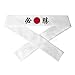 Sunrise Japanese Sushi Chef Hachimaki Karate Headband - White Victory