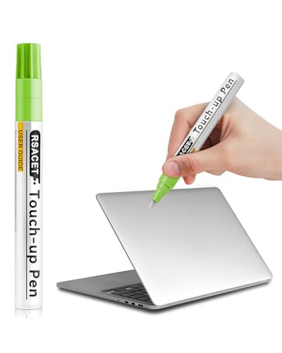 Silver 923 Touch Up Paint Pen for MacBook- Exact Color Match for Scratches, Anti-Fade Protection, Easy Application Repair Kit with Brush