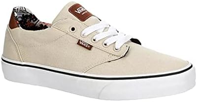 Vans Unisex Atwood Deluxe Sneaker - Lace up Closure Style - Aloha Oatmeal White 12.5 | Image 3