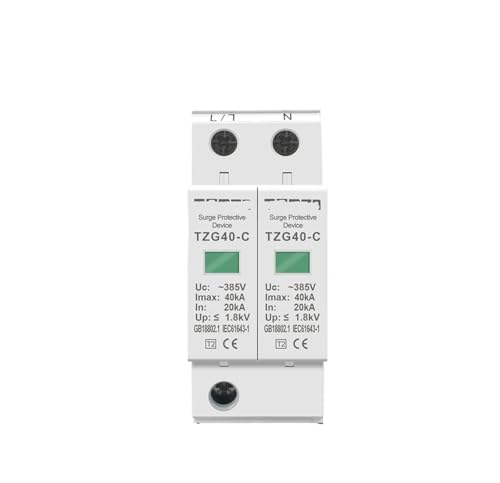 Parafoudre 20-40KA parasurtenseur domestique 2P modulaire basse tension